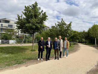 Kastel: Neue Fuß und Radwege der Helling Höfe schaffen direkte Verbindung zum Rheinufer