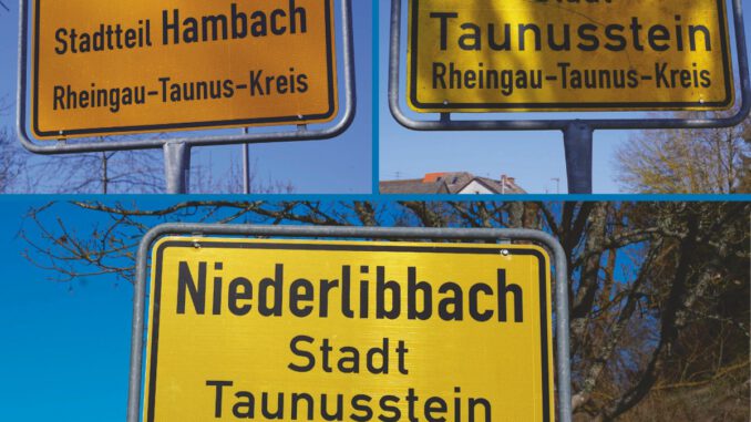 Taunusstein stellt Entwicklungsplan für Hambach, Niederlibbach und Orlen vor Taunusstein stellt Entwicklungsplan für Hambach, Niederlibbach und Orlen vor