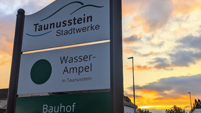 Versorgung entspannt sich: Taunusstein stellt Wasserampel auf Grün Versorgung entspannt sich: Taunusstein stellt Wasserampel auf Grün